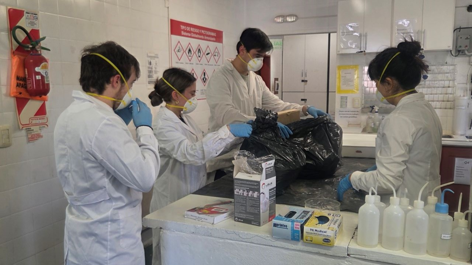 Estudiantes realizaron un diagnóstico del tratamiento de residuos en la UNRN